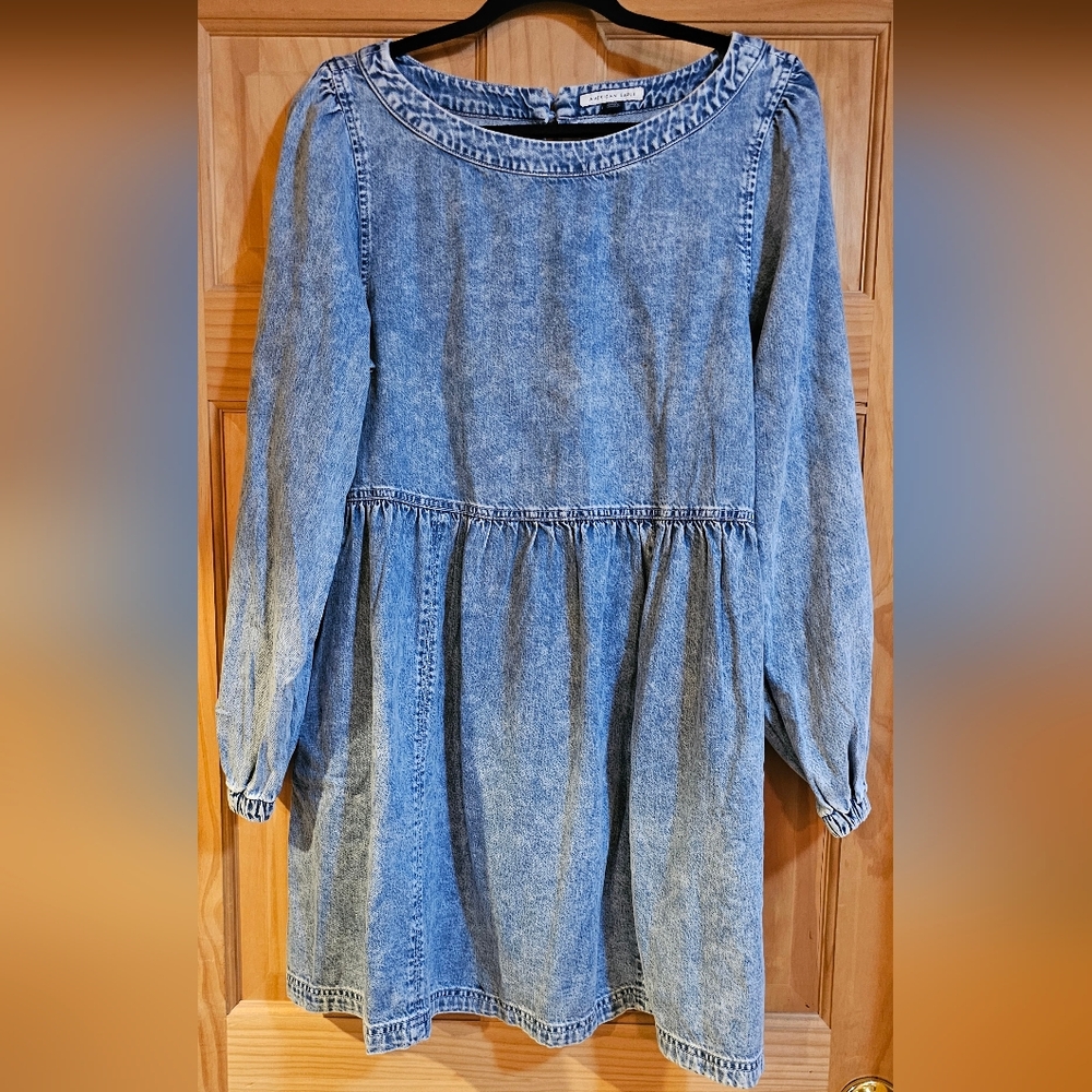 American Eagle Outfitters Blue Denim Mini Dress